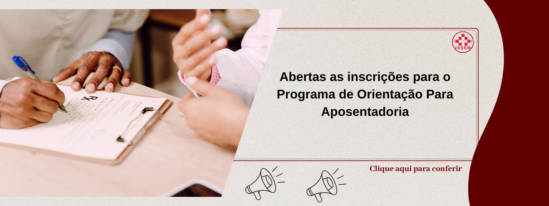 Abertas as inscrições para o Programa de Orientação Para Aposentadoria.