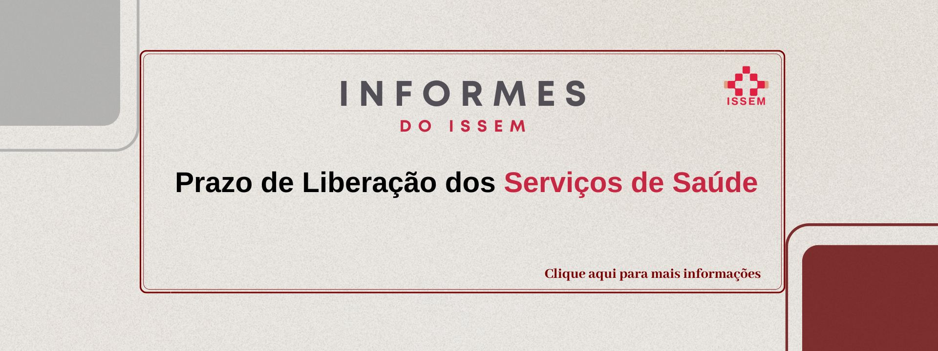 Prazo de Liberação dos Serviços de Saúde