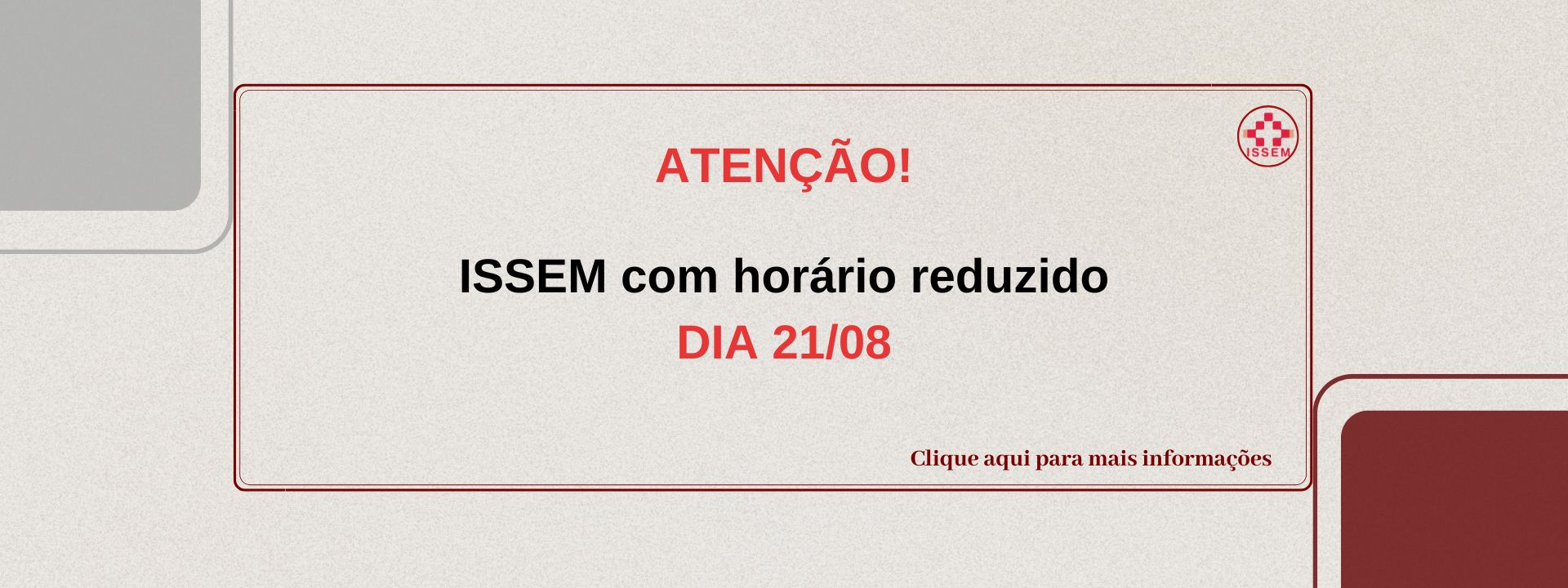Horário Reduzido