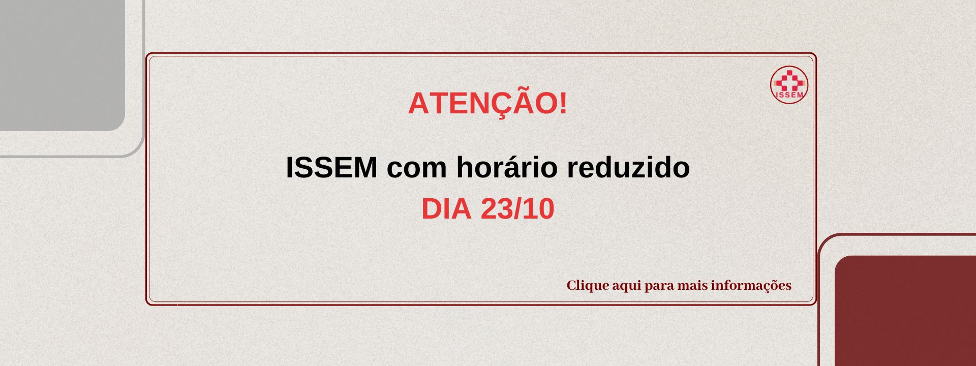 Horário Reduzido 23.10
