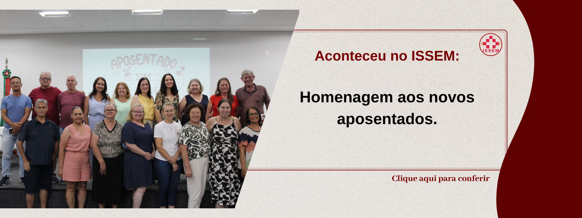 Homenagem aos Novos Aposentados - Dezembro