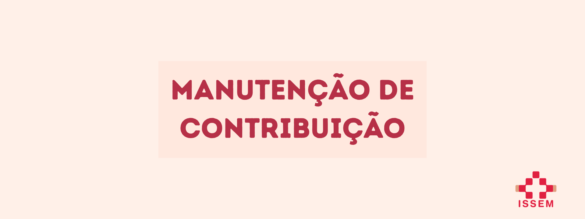 Manutenção de contribuicao maio 2026