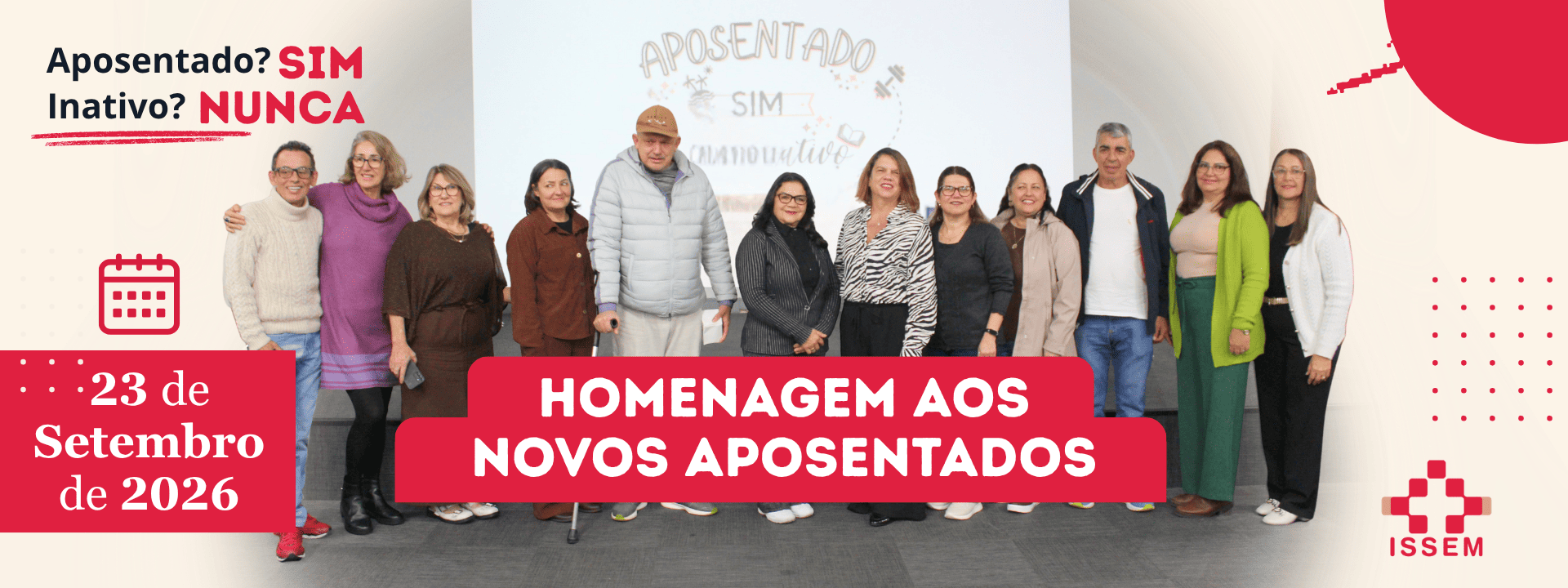 Homenagem aos Novos Aposentados - Setembro (2026)