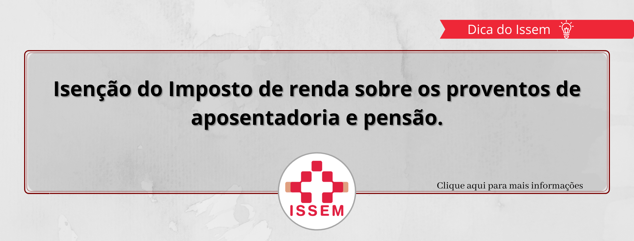 Isenção de Imposto de renda sobre proventos de aposentadoria e pensão